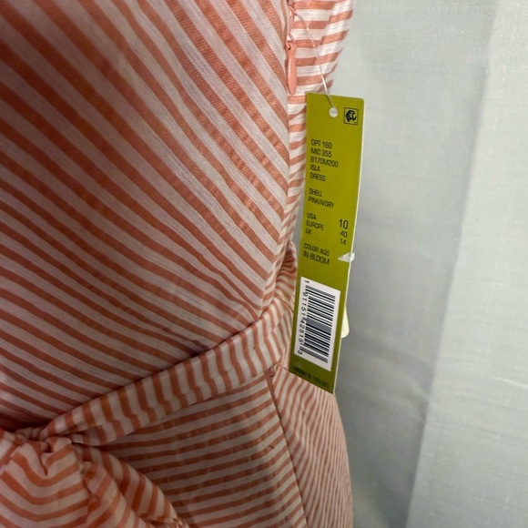Gianni Bini Peach Striped Dress - Picture 2 of 9